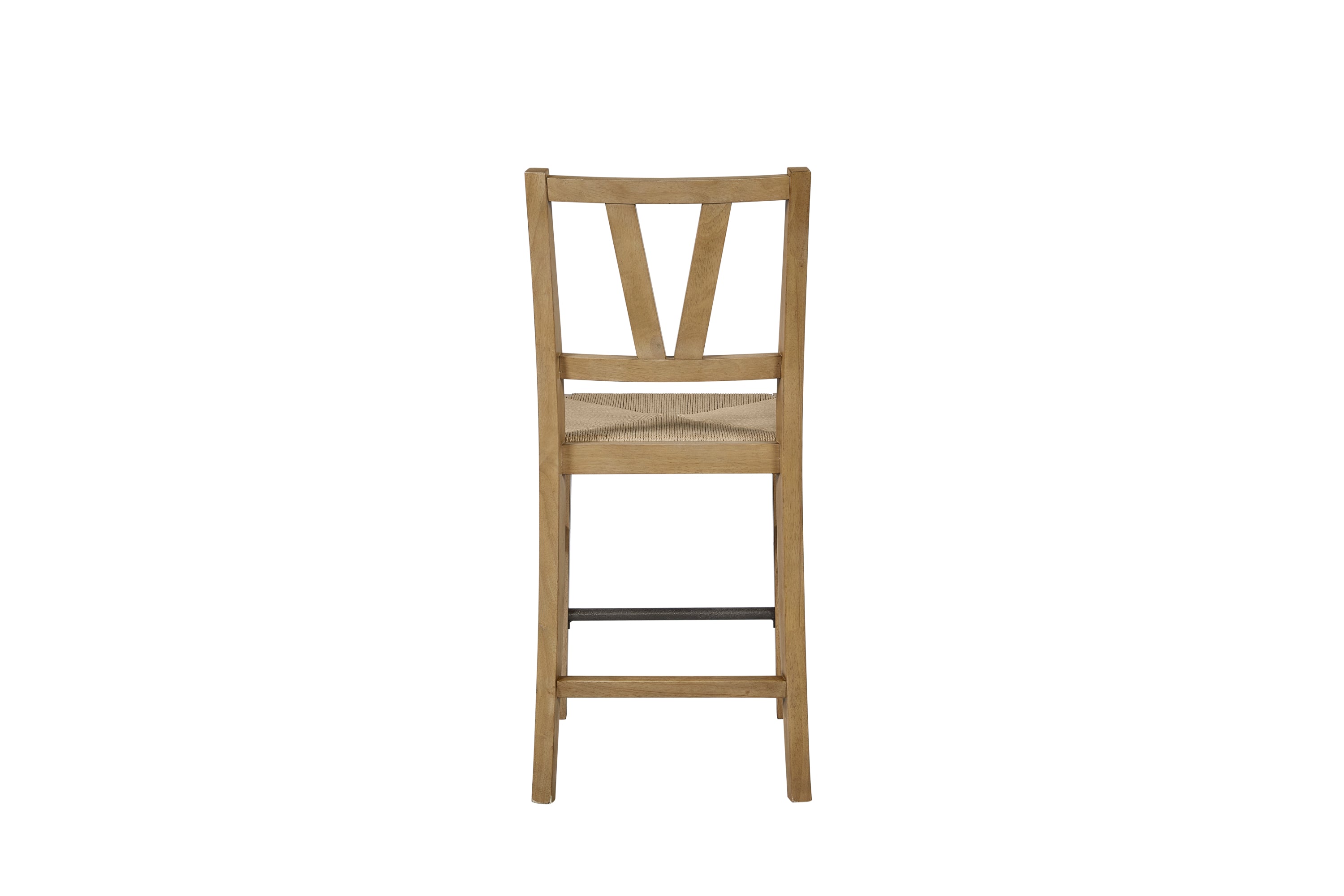 Counter Height Slat Back Chair - Cashew (Set of 2) Dining Chair