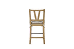 Counter Height Slat Back Chair - Cashew (Set of 2) Dining Chair