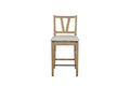 Counter Height Slat Back Chair - Cashew (Set of 2) Dining Chair