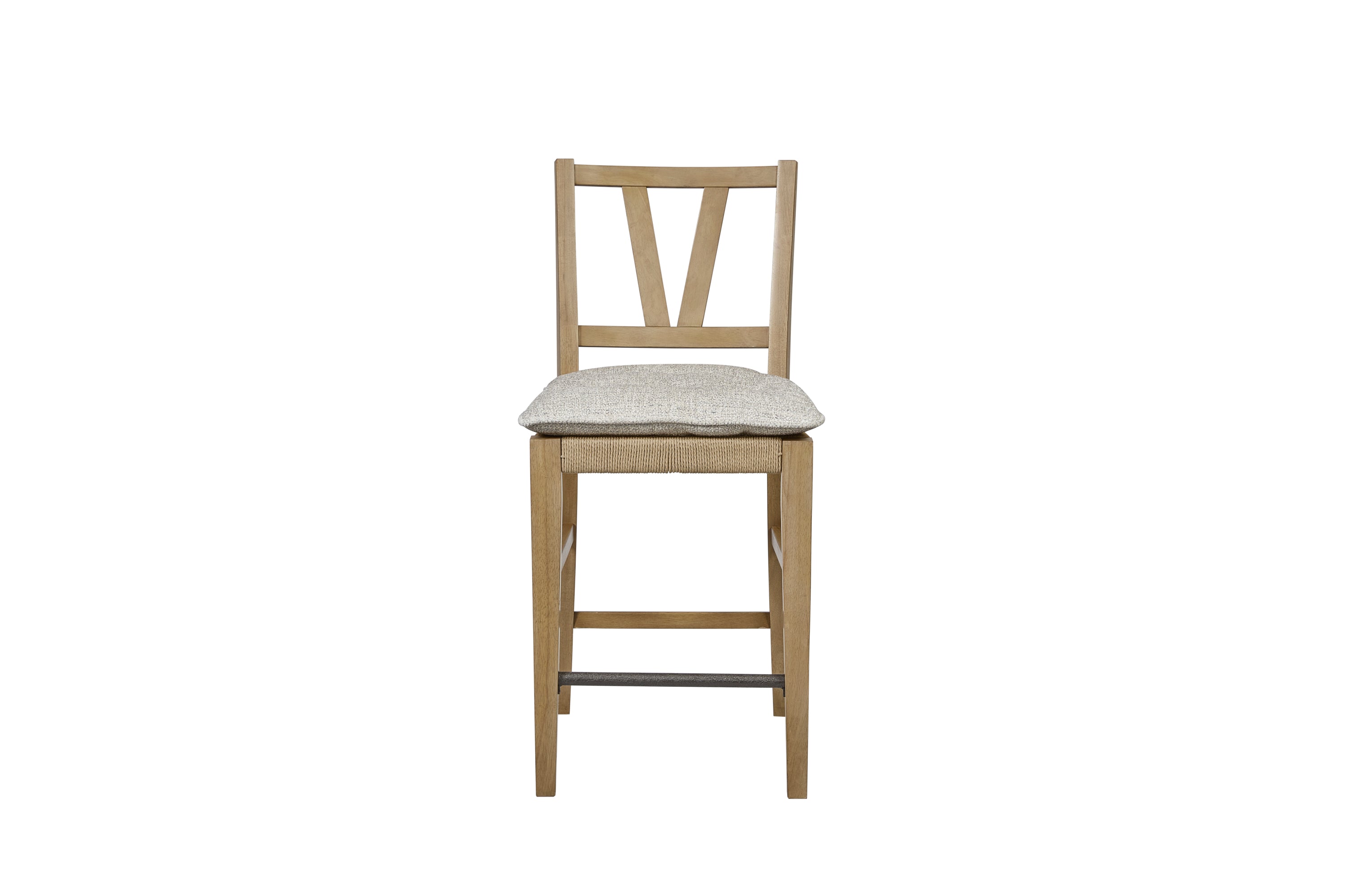 Counter Height Slat Back Chair - Cashew (Set of 2) Dining Chair