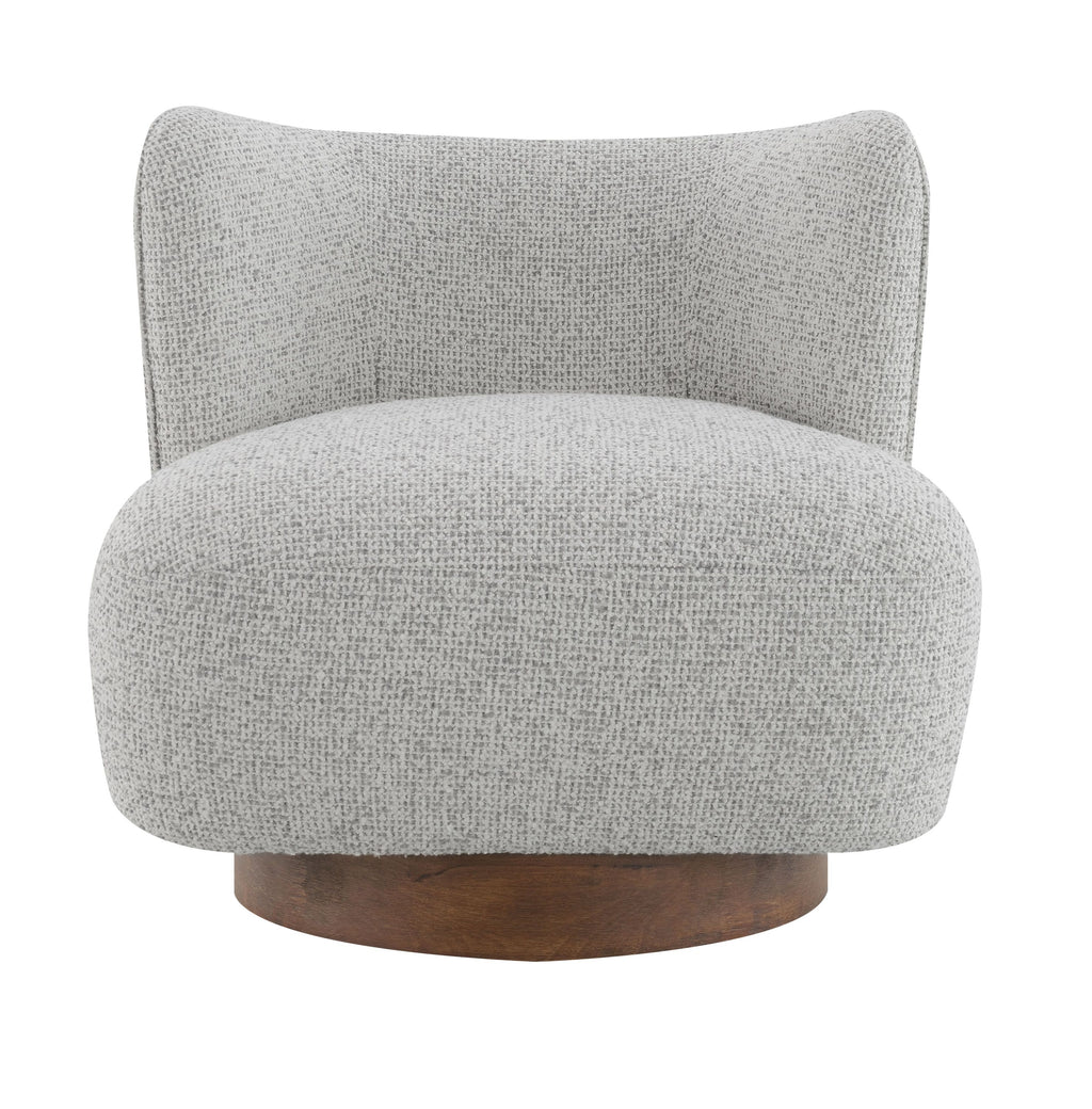 Lisa Gray Tweed Accent Chair