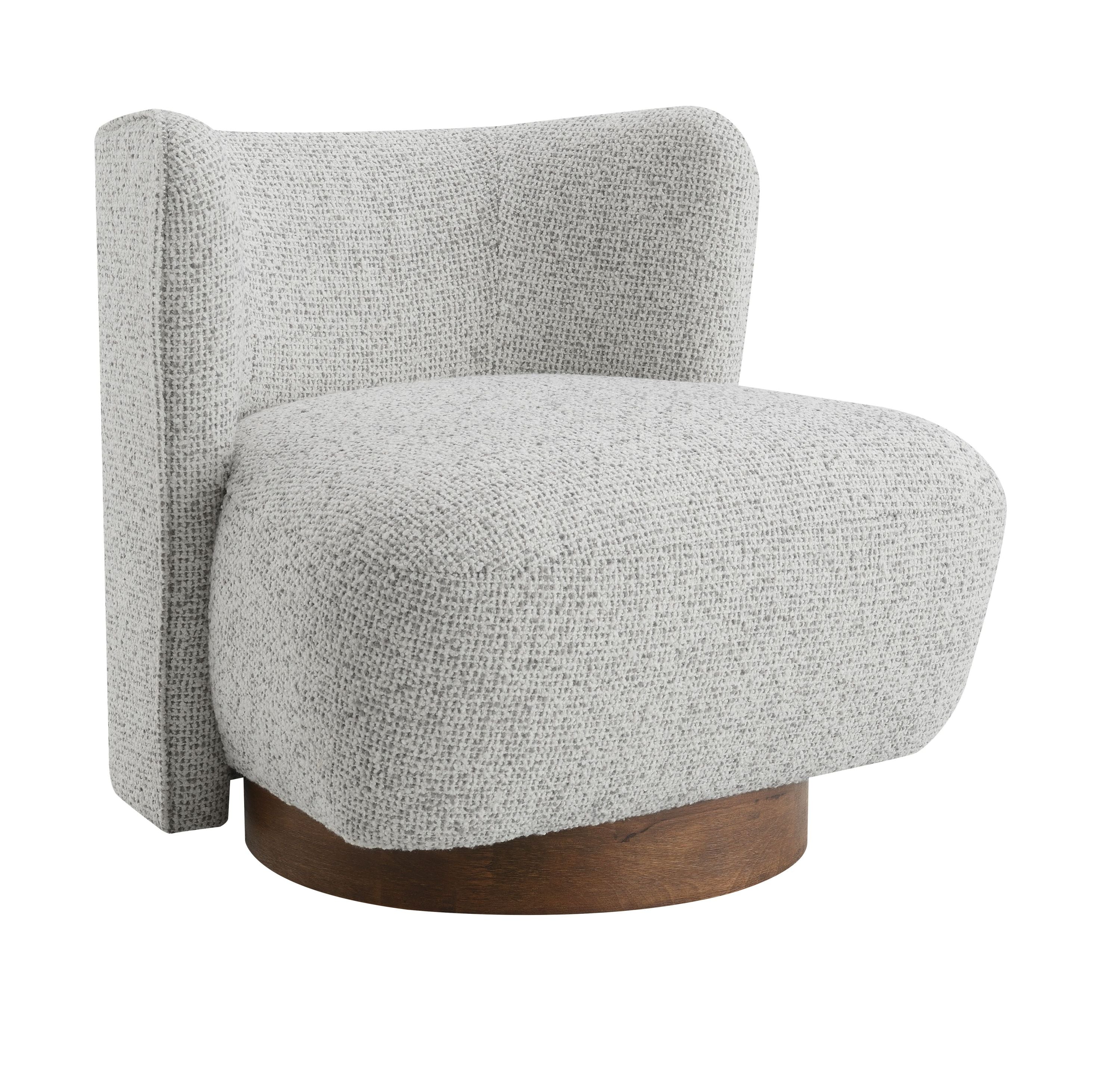 Lisa Gray Tweed Accent Chair