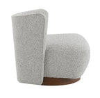 Lisa Gray Tweed Accent Chair