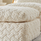 Liyasi Full Compression sofa chair with swivel add Ottoman