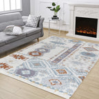 Loft Shag GC_CZY1007 Ivory 5 ft. 3 in. x 7 ft. Shaggy Area Rug - Groovy Boardz
