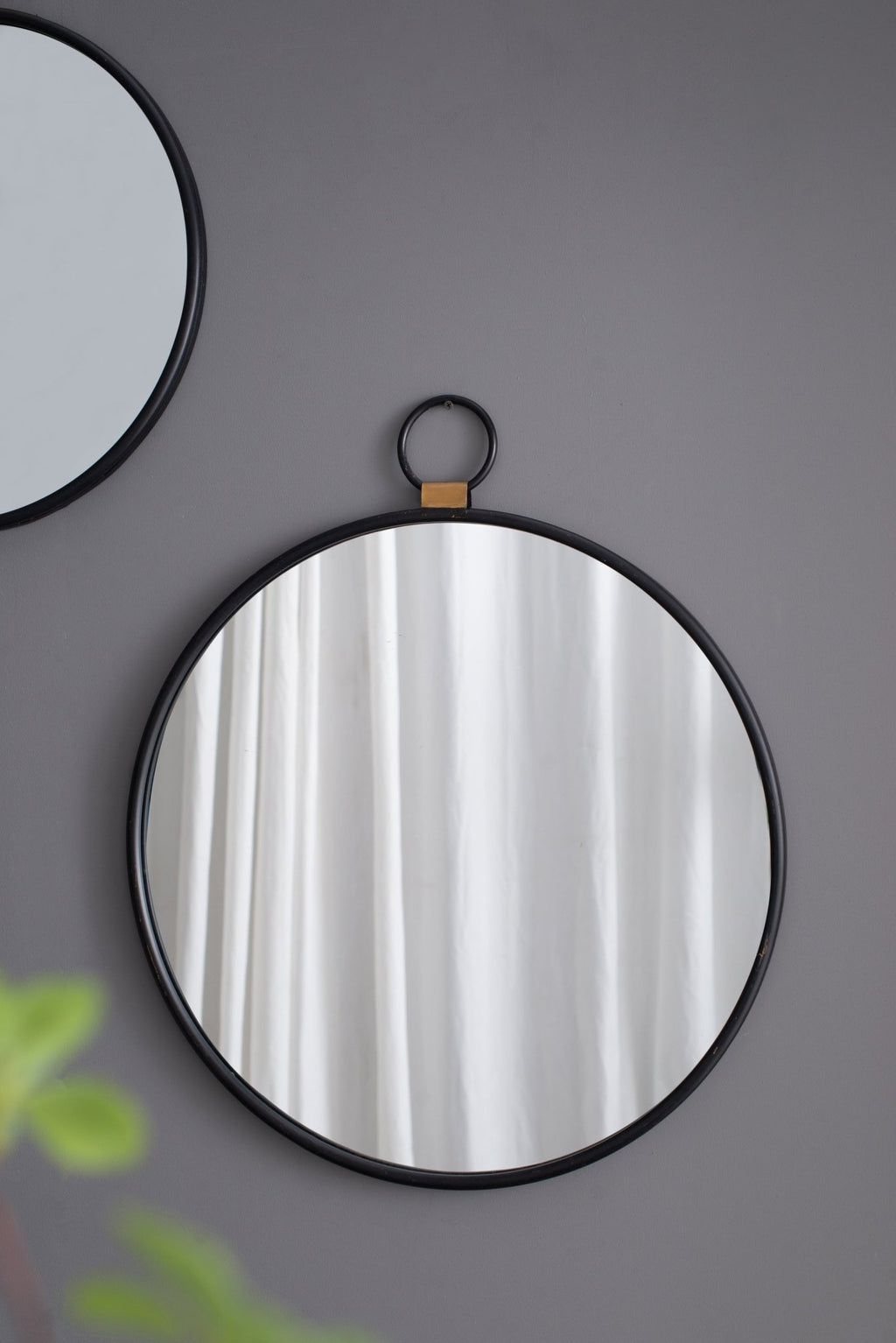 24" x 27" Wall Mirror with Black Frame, Contemporary Minimalist Accent Mirror for Living Room, Foyer, Entryway, Bedroom - Groovy Boardz