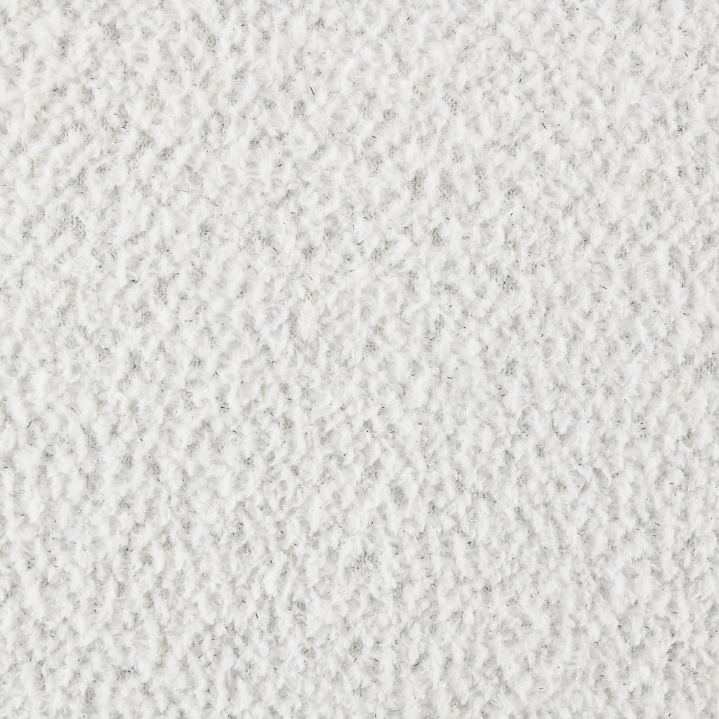 Lucy White Shimmer Fabric Chair