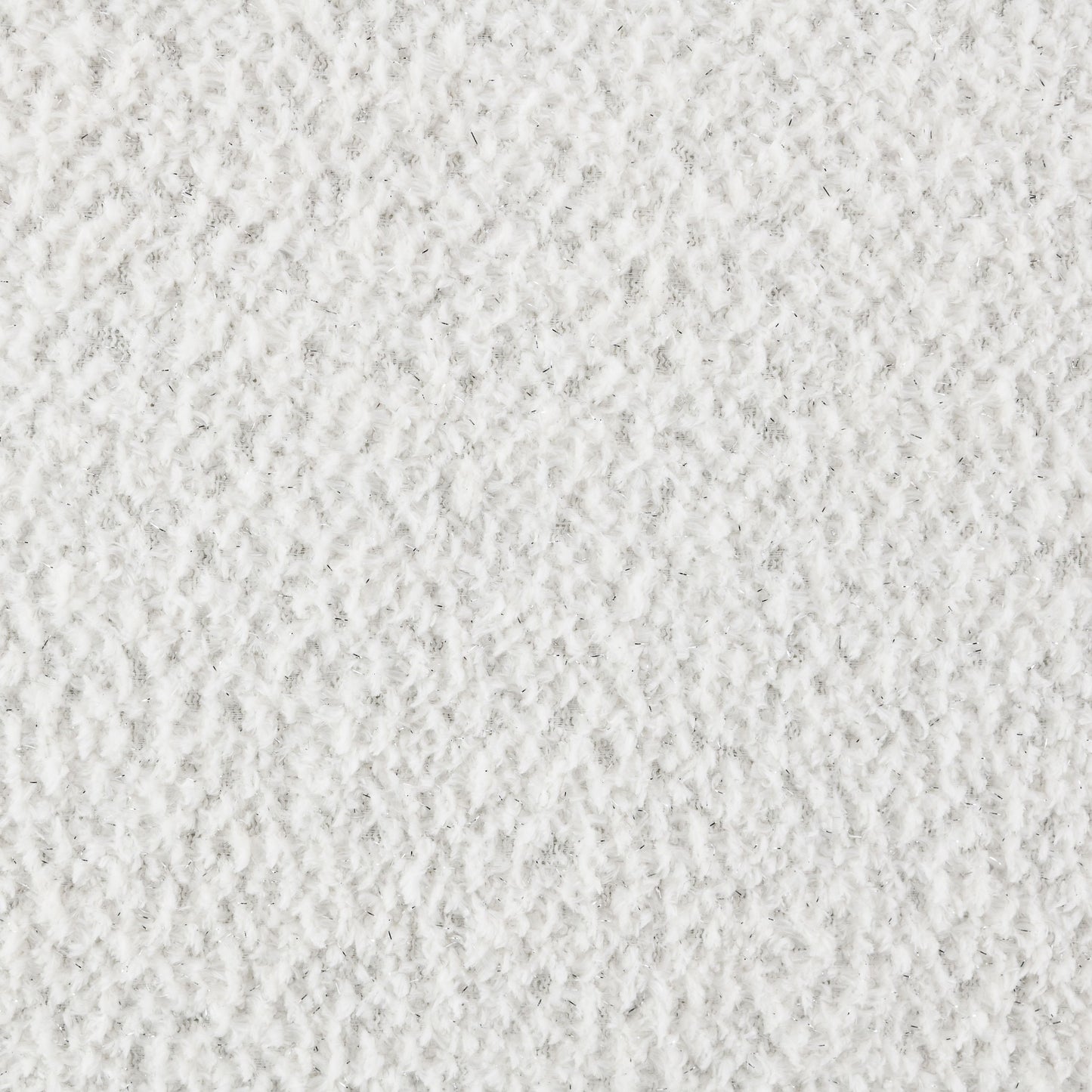 Lucy White Shimmer Fabric Chair