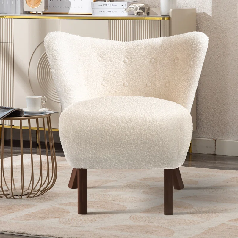 Lumi  Upholstered Wingback Accent Chair