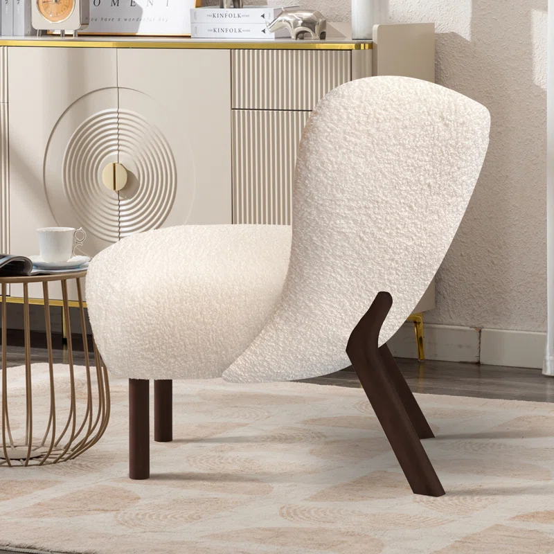 Lumi  Upholstered Wingback Accent Chair