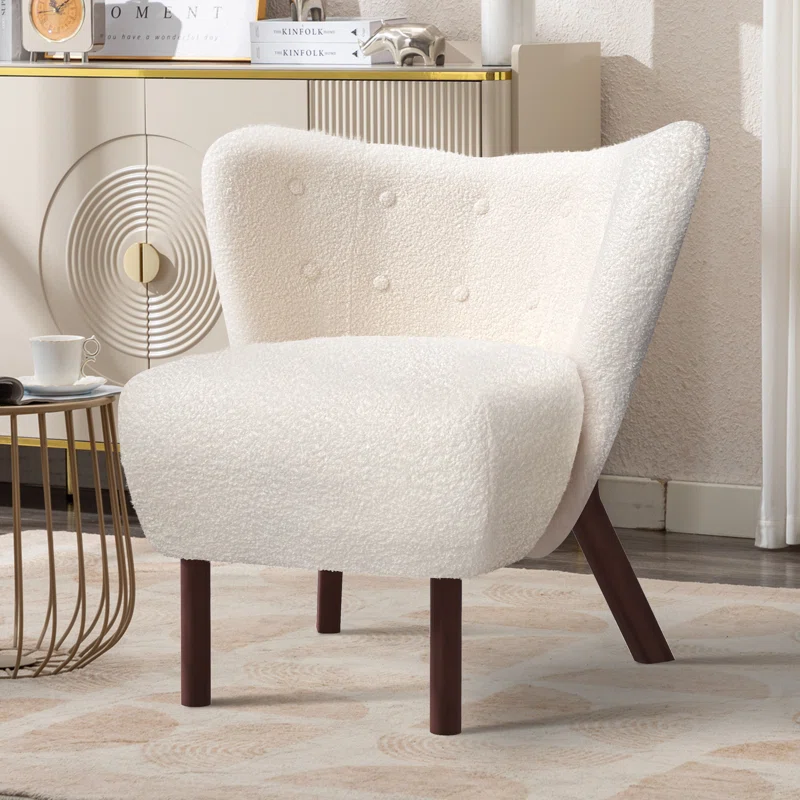Lumi  Upholstered Wingback Accent Chair