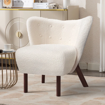 Lumi  Upholstered Wingback Accent Chair