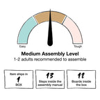 Luna Short 2-Door Metal Accent Cabinet with Fluted Glass