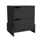 Luss Nightstand, Bedside Table with 2-Drawers - Groovy Boardz