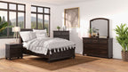 Dark Cherry Queen Storage Bed