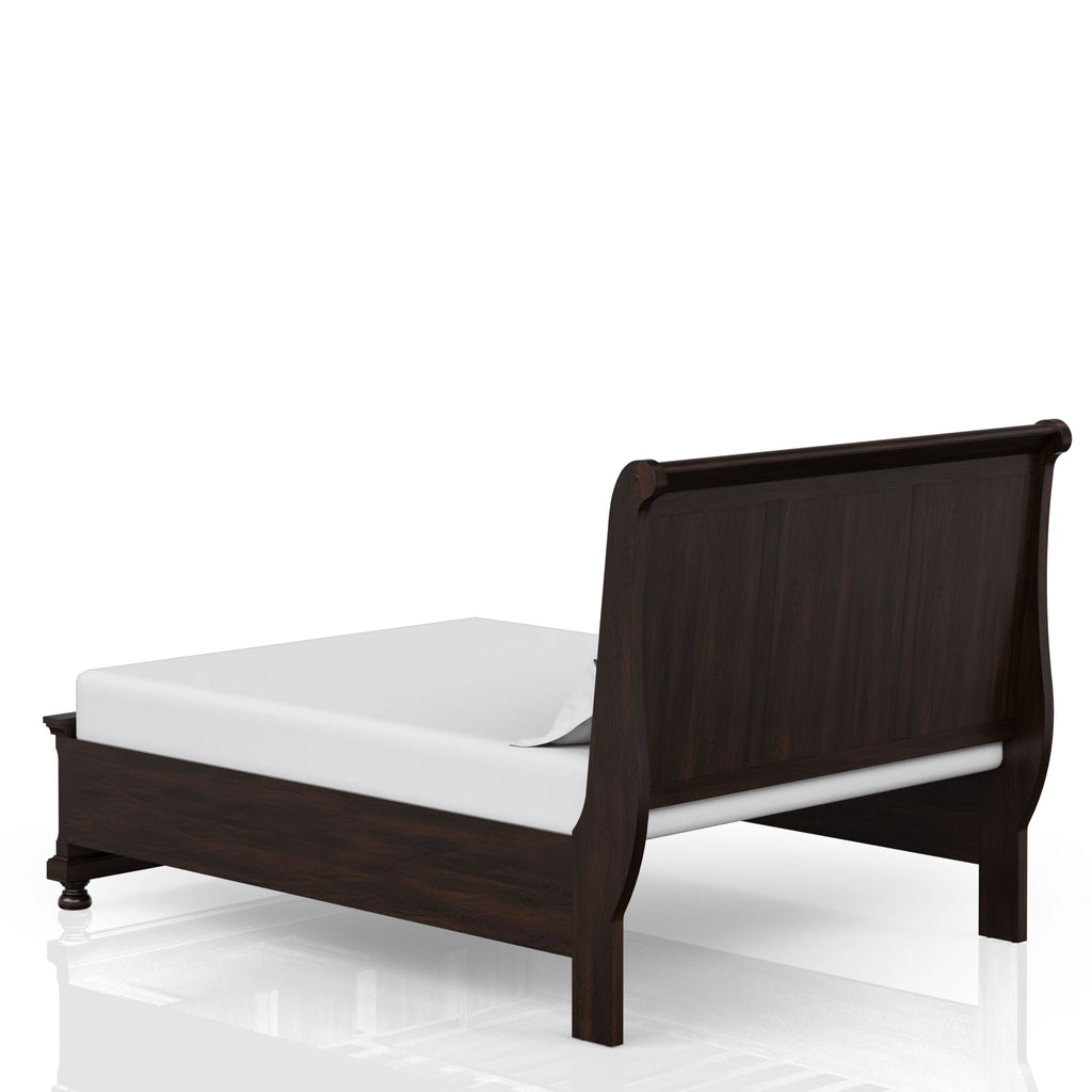 Dark Cherry Queen Storage Bed
