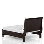 Dark Cherry Queen Storage Bed