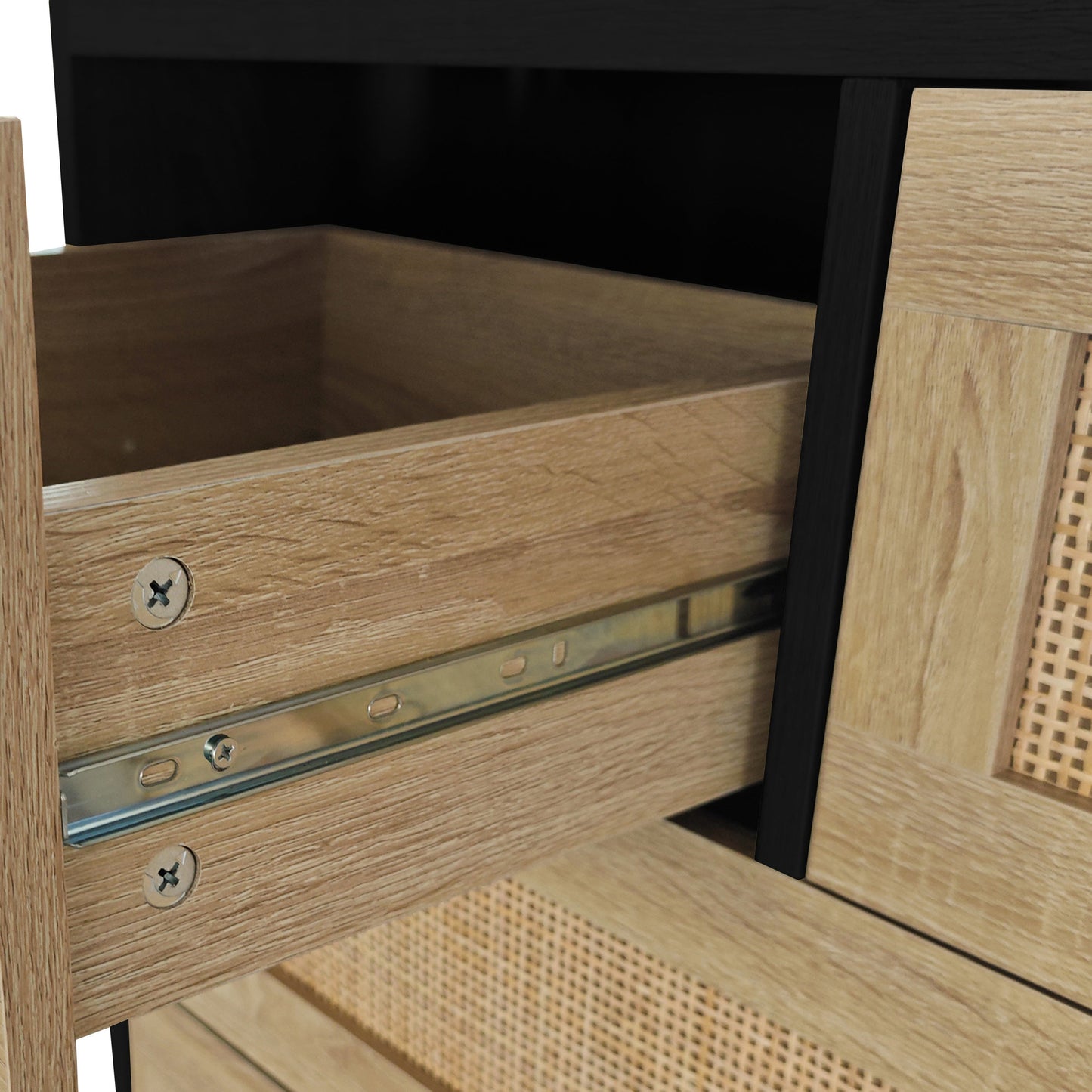 Maggie Rattan Storage Cabinet