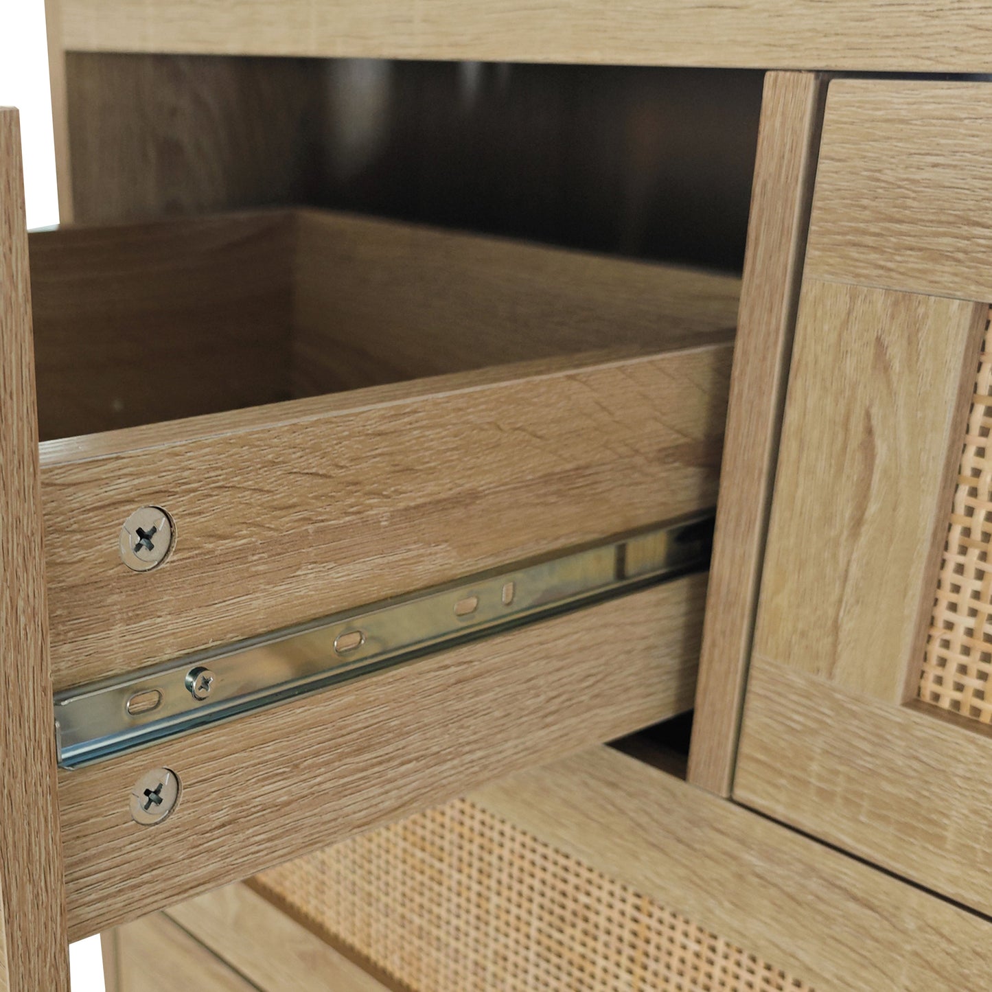 Maggie Rattan Storage Cabinet