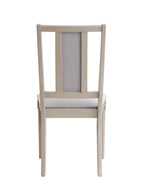 Marta Beige Linen & Natural Finish Side Chair (Set of 2)