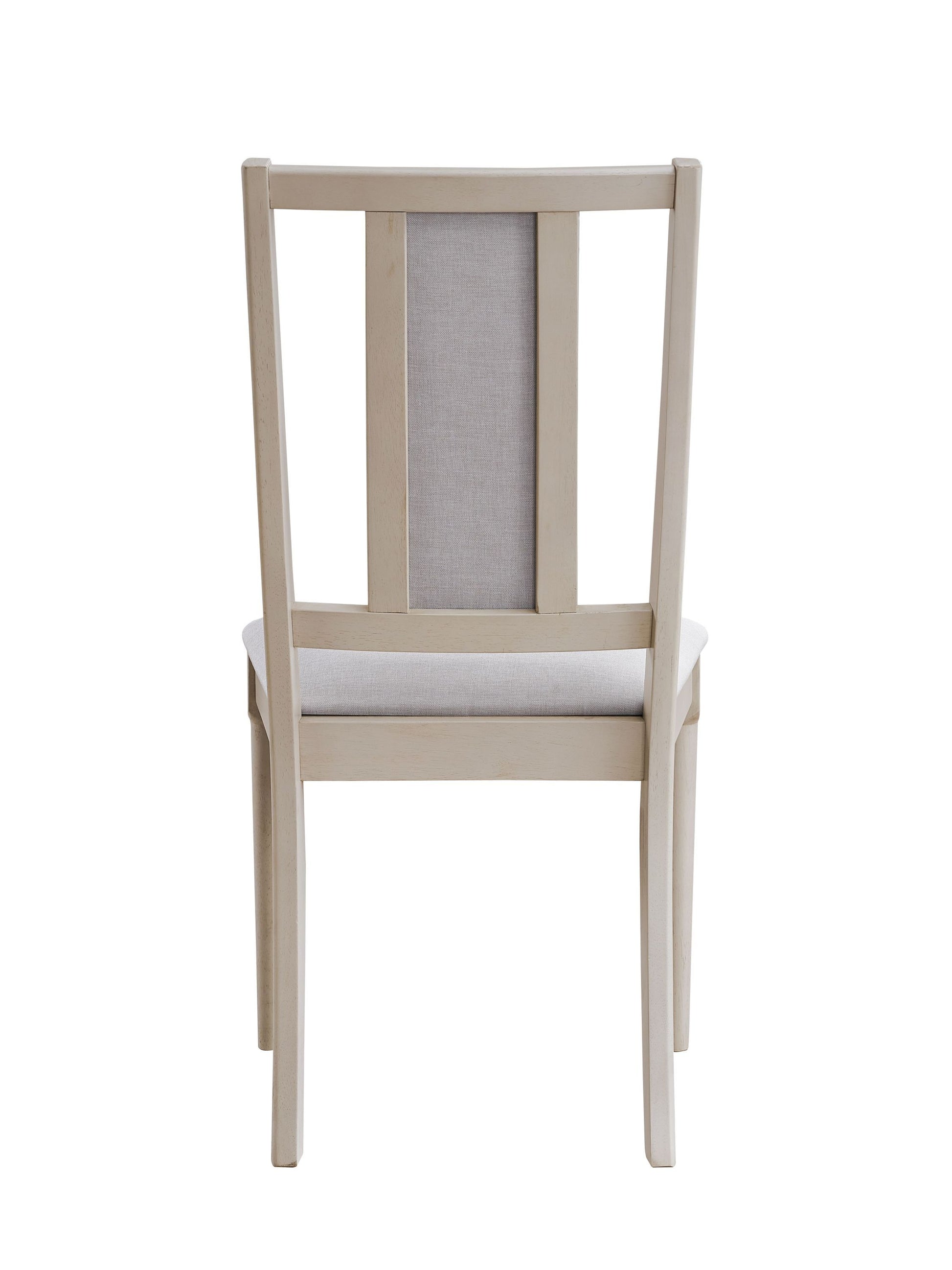 Marta Beige Linen & Natural Finish Side Chair (Set of 2)