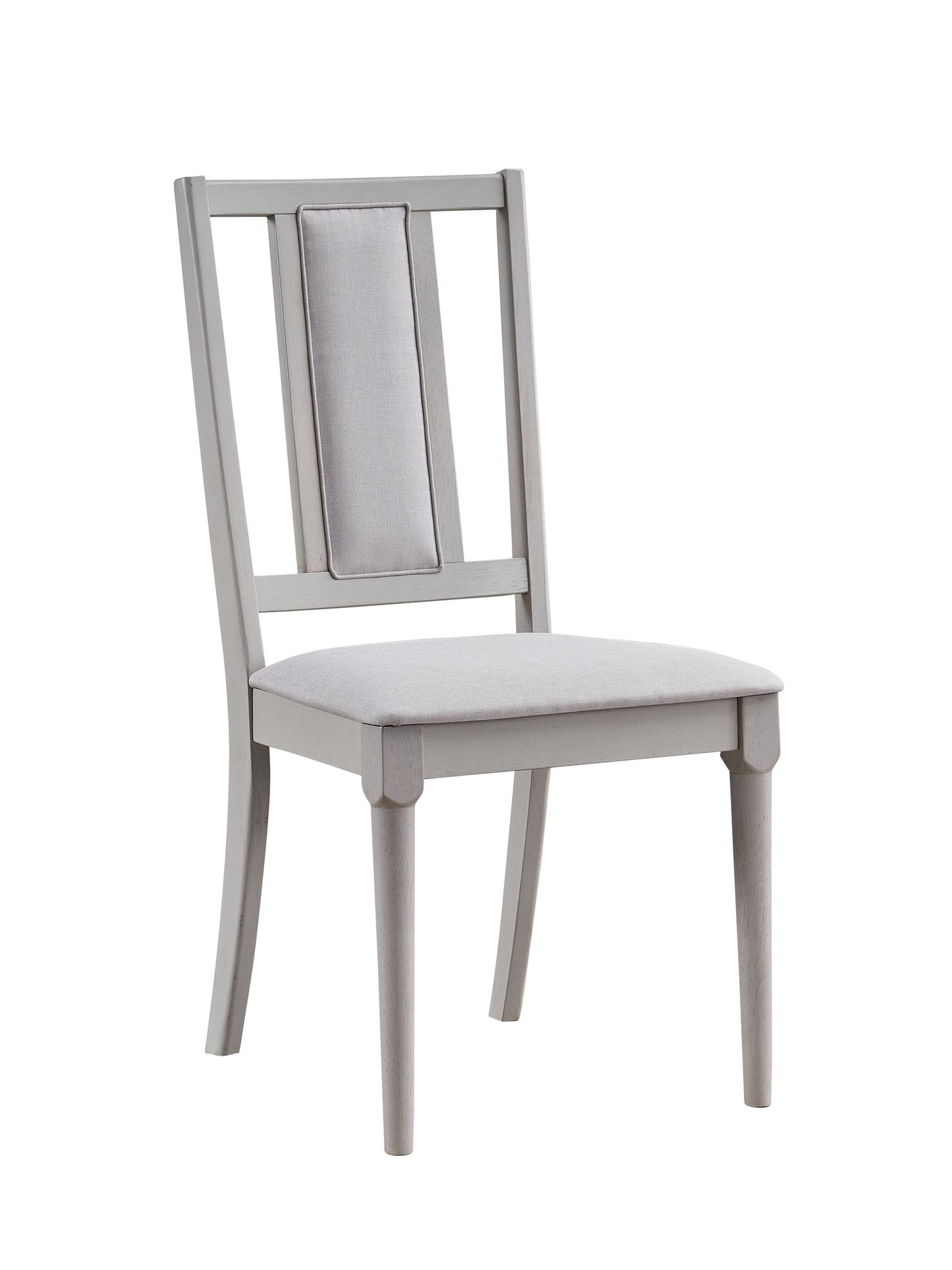 Marta Beige Linen & Natural Finish Side Chair (Set of 2)