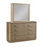 Medusa Wood Dresser in Gold Finish Dresser