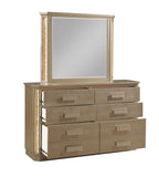 Medusa Wood Dresser in Gold Finish Dresser