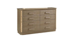Medusa Wood Dresser in Gold Finish Dresser