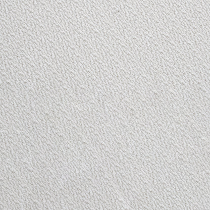 Modern Dining Room Chairs Set of 2, Mid-Century Upholstered Boucle Kitchen Dining Chairs with Black Metal Legs