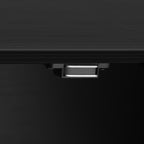 70' TV Stand for TVs up to 80 Inches, Mid Century Modern Entertainment Center with Rattan Doors, 2 Drawers, and Open Shelf, Television Stand for Living Room