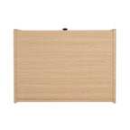 Mid-Century Modern 1pc Side Table One Drawer Pet Friendly Natural Finish End Table