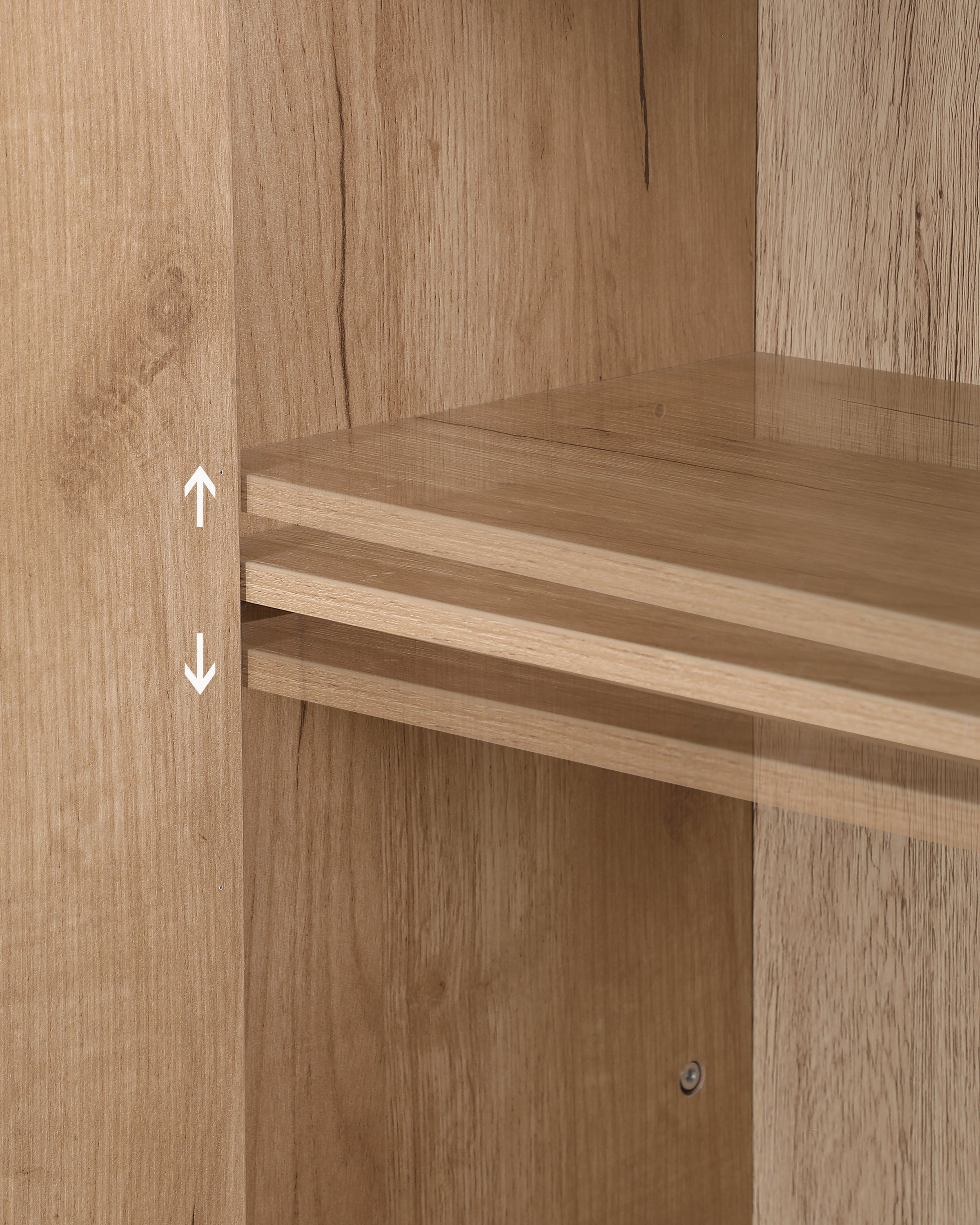 Mid-Century Modern 4-Door Storage Cabinet with Woven Rattan Doors & Adjustable Shelves - Perfect for Living Room & Dining Room