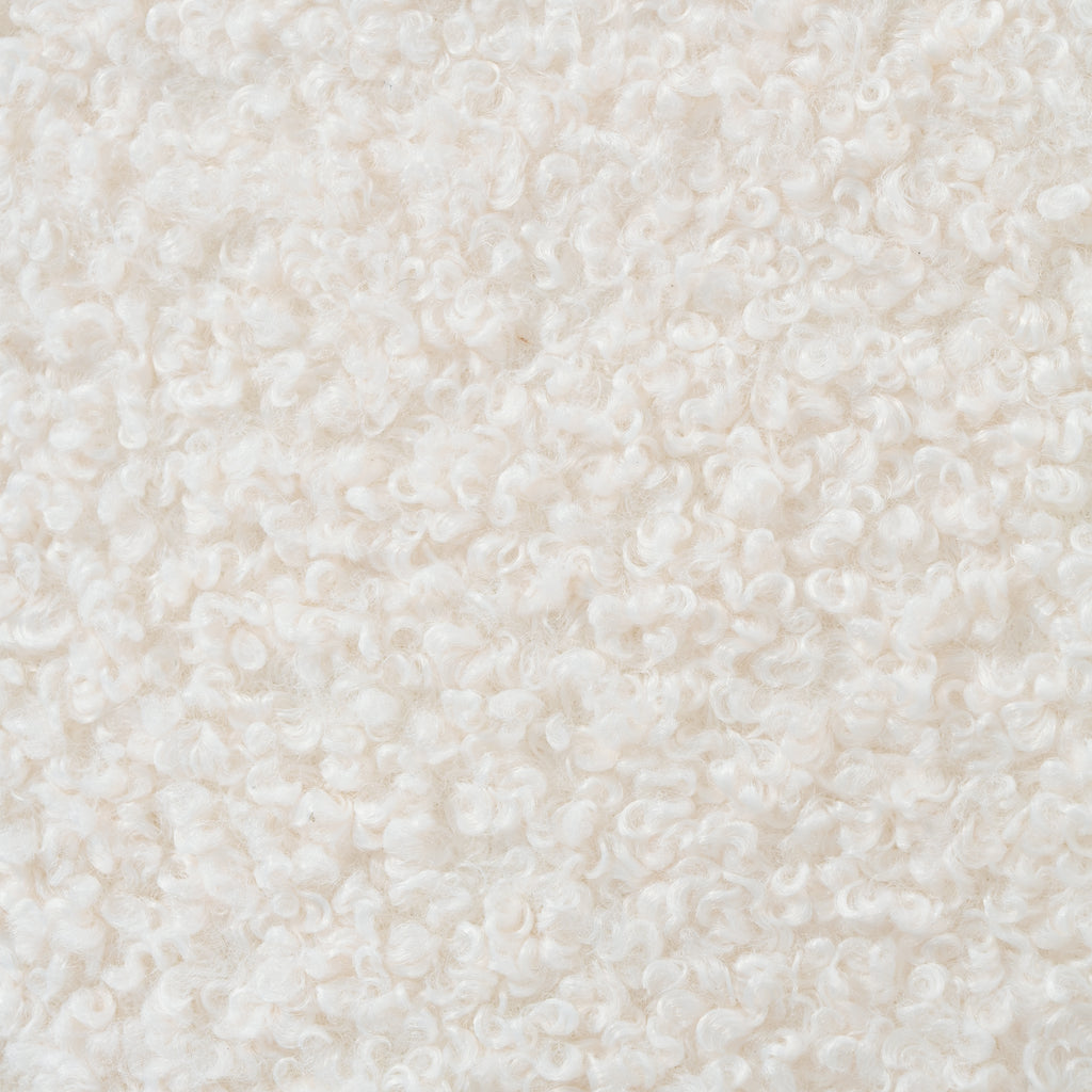 Mid-Century Modern Barrel Accent Chair, Upholstered Kitchen & Dining Room Chairs with Arms, Teddy Velvet Boucle Accent Chairs Side Chairs for Kitchen Living Room Bedroom, White