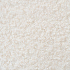 Mid-Century Modern Barrel Accent Chair, Upholstered Kitchen & Dining Room Chairs with Arms, Teddy Velvet Boucle Accent Chairs Side Chairs for Kitchen Living Room Bedroom, White