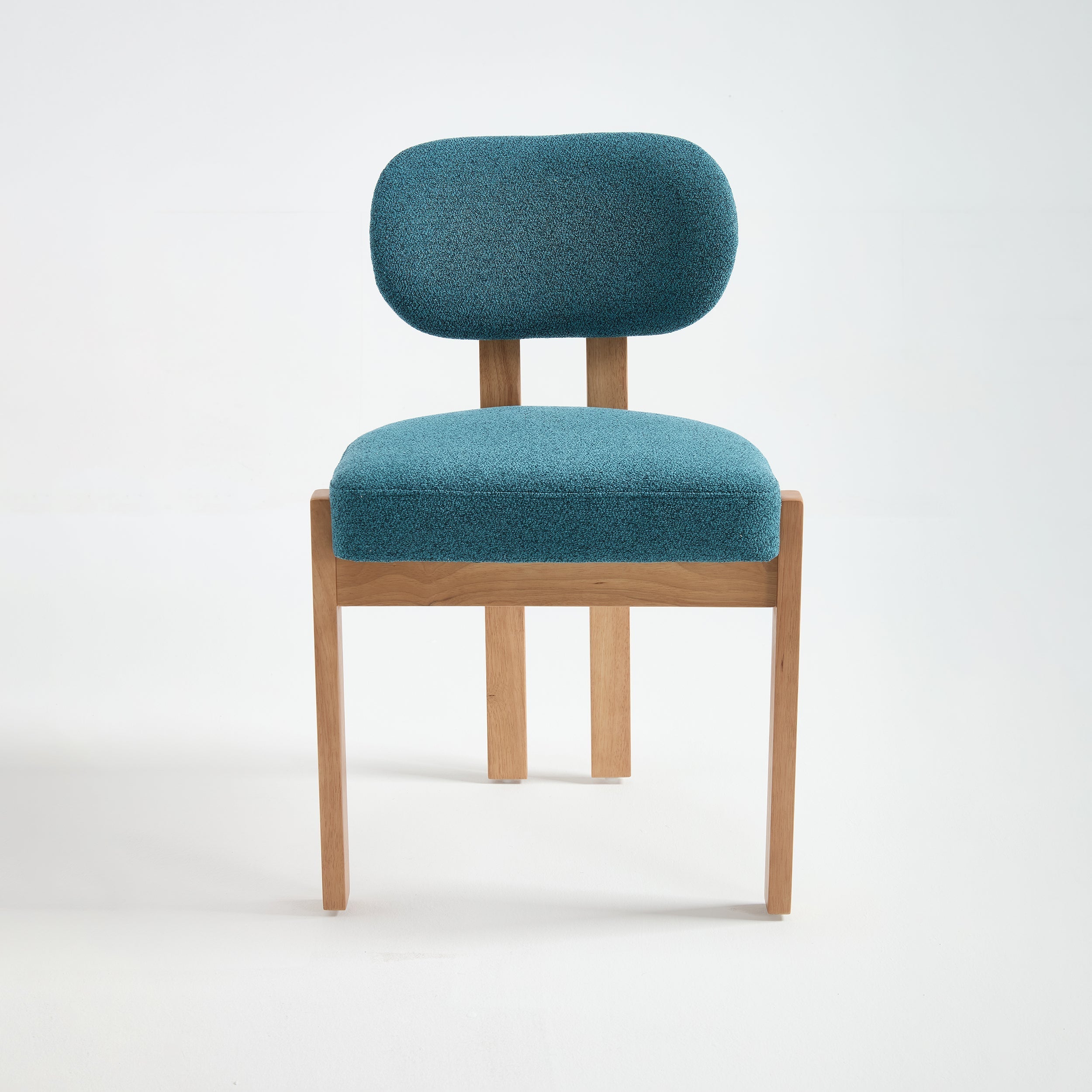 Wooden Dining Chairs Set of 2, Modern Fabric Upholstered Dining Room Chair Kitchen Chairs, Farmhouse Dinner Chair for Kitchen Dining Room