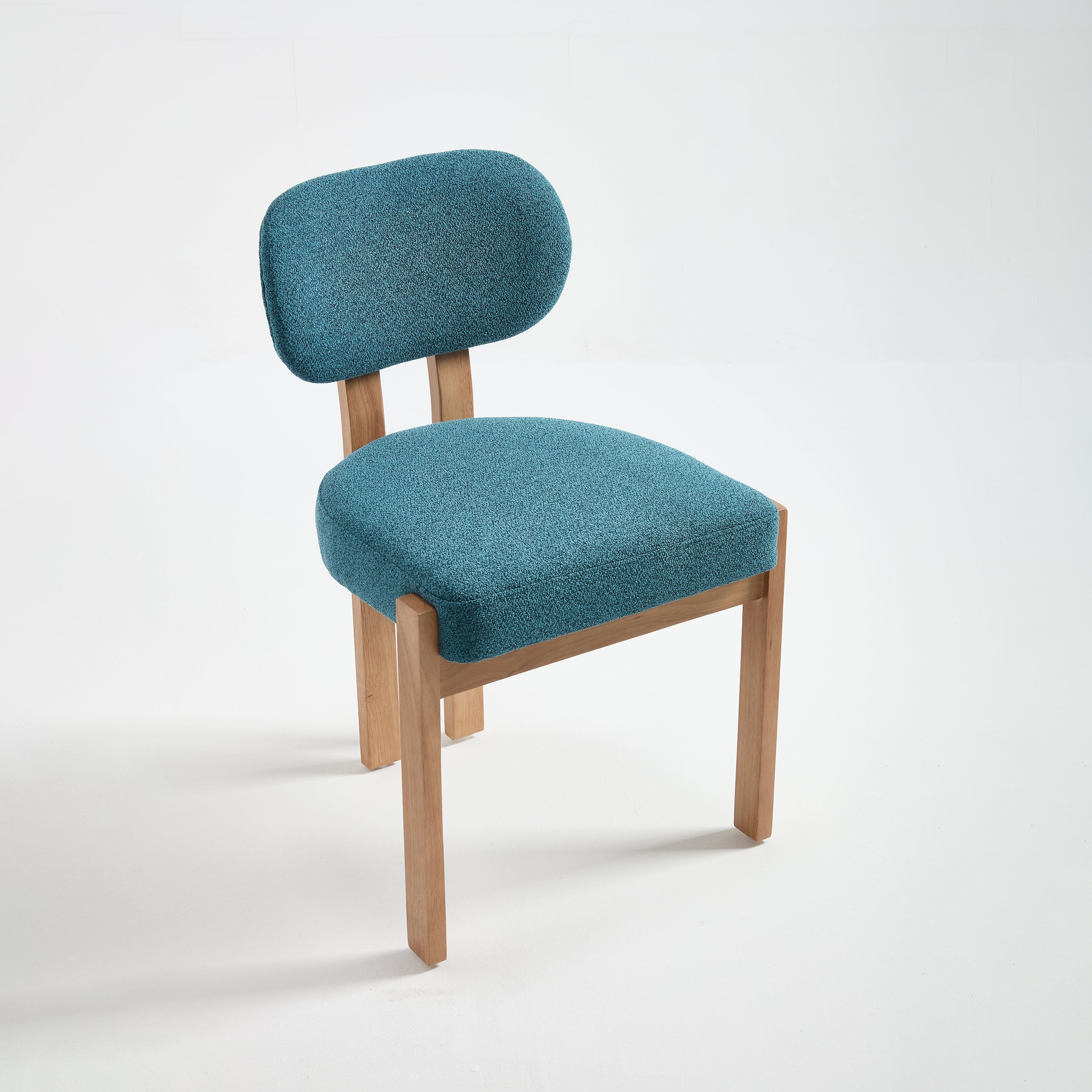 Wooden Dining Chairs Set of 2, Modern Fabric Upholstered Dining Room Chair Kitchen Chairs, Farmhouse Dinner Chair for Kitchen Dining Room