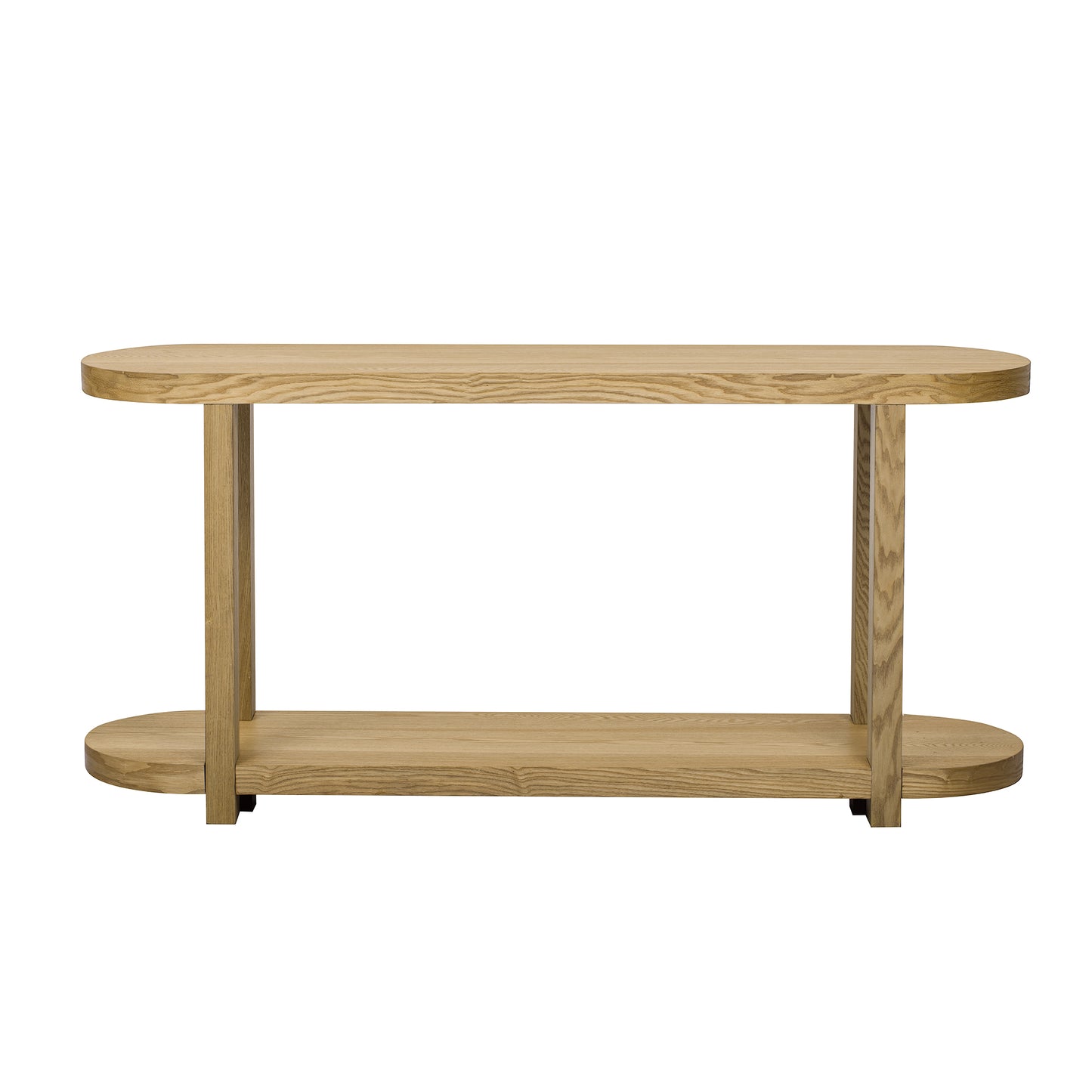 U_STYLE Modern Minimalist Ash Veneer Entryway Table with Streamlined Desktop Design, Suitable for Study Rooms, Entryways, Hallways, Living Rooms, and Foyers