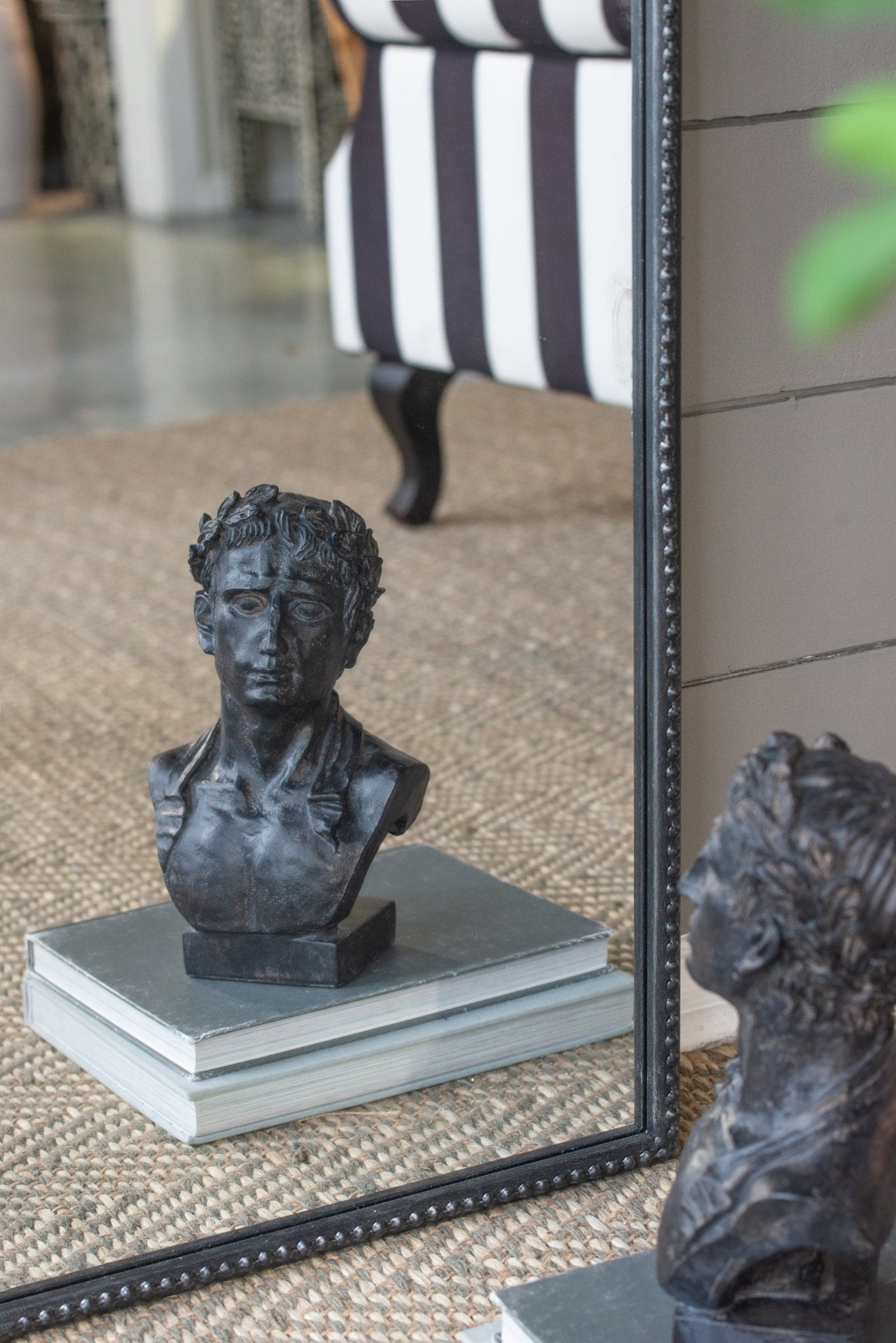 24"x 42" Classic Design Mirror with and Baroque Inspired Frame for Bathroom, Entryway Console Lean Against Wall - Groovy Boardz