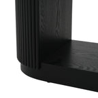 Mirod Modern Entryway Console Table - Slim Sofa Table with Open Shelf & Elegant Wood Grain, Multi-Functional Hallway Table for Living Room