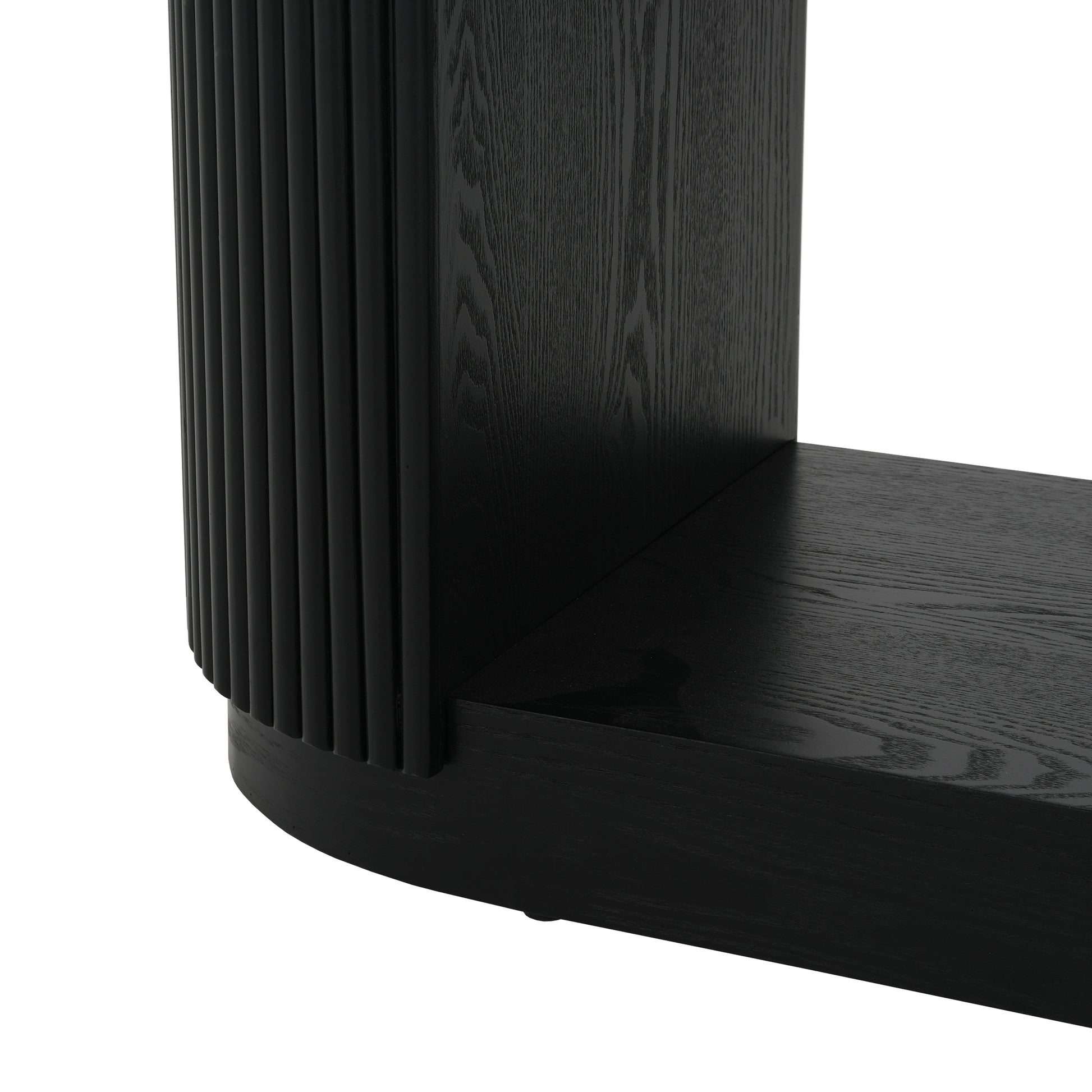 Mirod Modern Entryway Console Table - Slim Sofa Table with Open Shelf & Elegant Wood Grain, Multi-Functional Hallway Table for Living Room