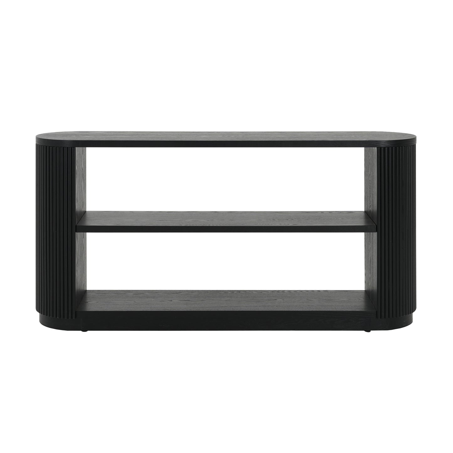 Mirod Modern Entryway Console Table - Slim Sofa Table with Open Shelf & Elegant Wood Grain, Multi-Functional Hallway Table for Living Room