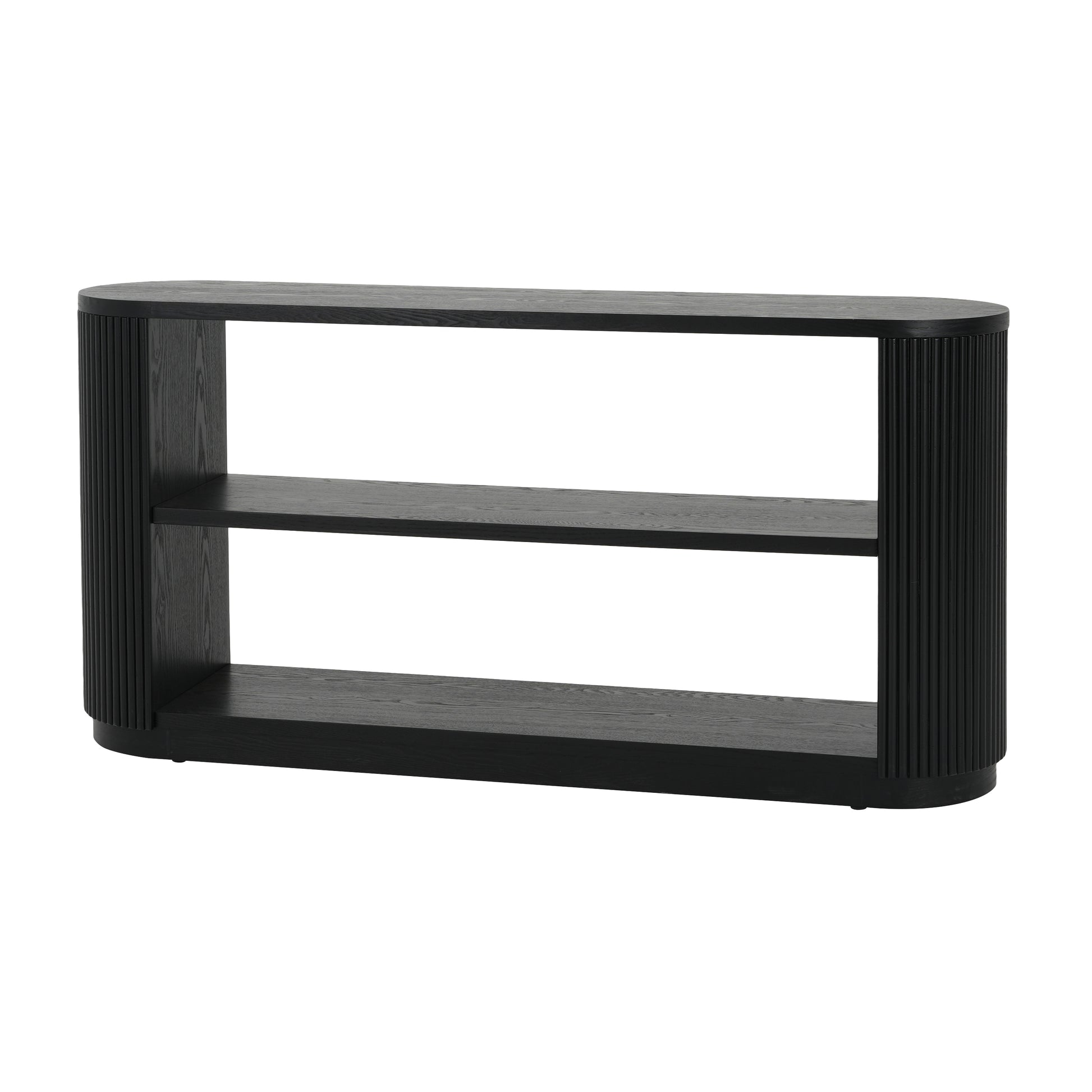 Mirod Modern Entryway Console Table - Slim Sofa Table with Open Shelf & Elegant Wood Grain, Multi-Functional Hallway Table for Living Room