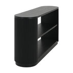 Mirod Modern Entryway Console Table - Slim Sofa Table with Open Shelf & Elegant Wood Grain, Multi-Functional Hallway Table for Living Room