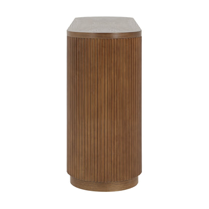 Mirod Modern Entryway Console Table - Slim Sofa Table with Open Shelf & Elegant Wood Grain, Multi-Functional Hallway Table for Living Room