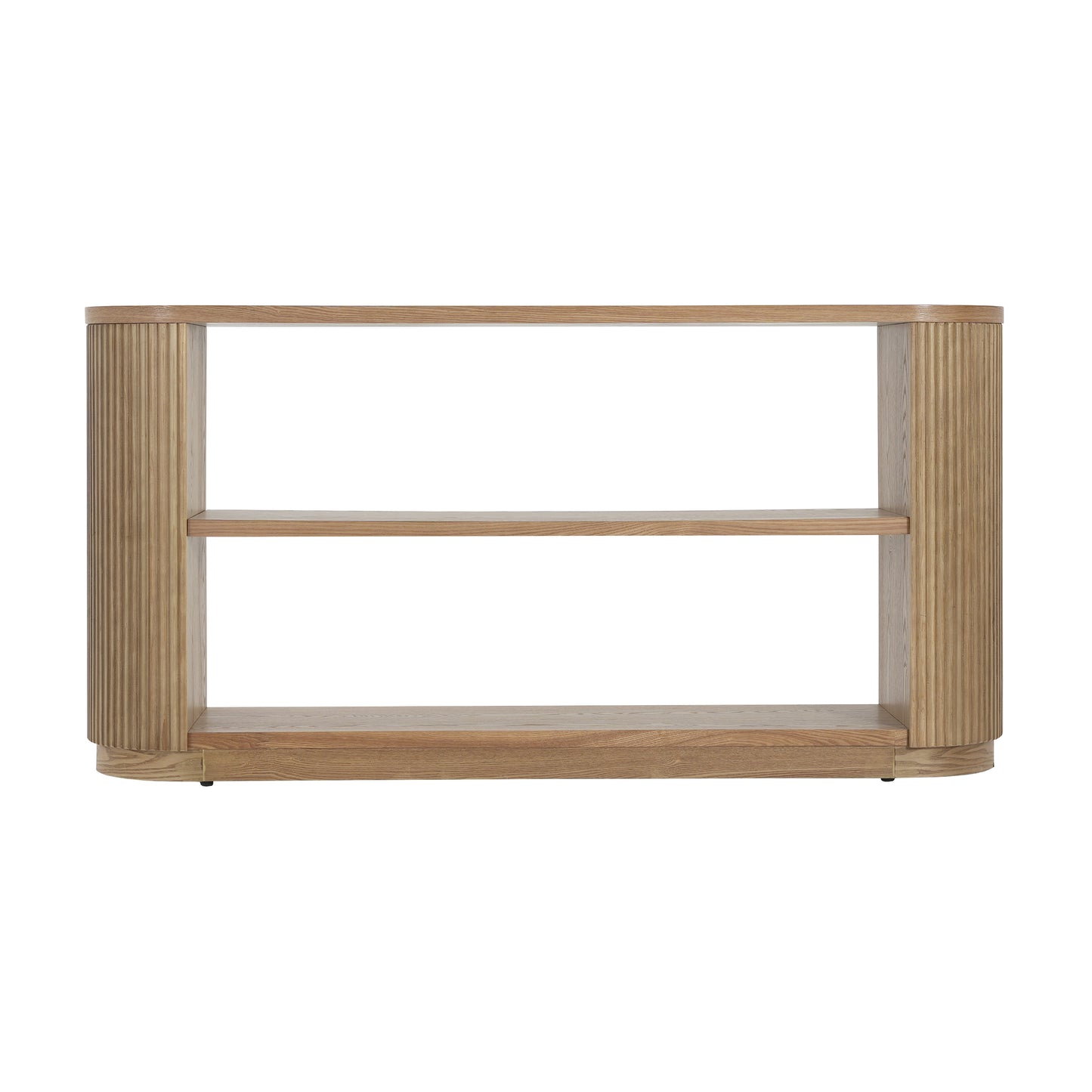 Mirod Modern Entryway Console Table - Slim Sofa Table with Open Shelf & Elegant Wood Grain, Multi-Functional Hallway Table for Living Room