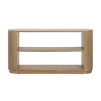 Mirod Modern Entryway Console Table - Slim Sofa Table with Open Shelf & Elegant Wood Grain, Multi-Functional Hallway Table for Living Room