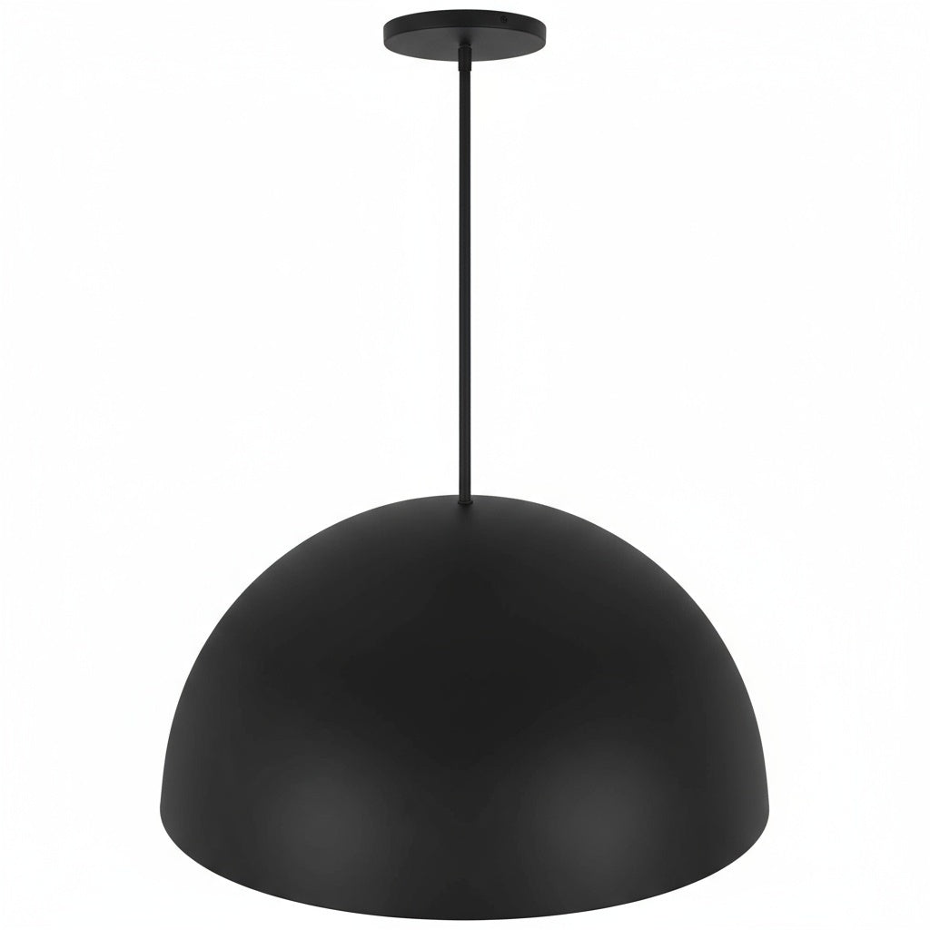 24 inch Diameter Integrated LED Black Pendant Pendant Lights