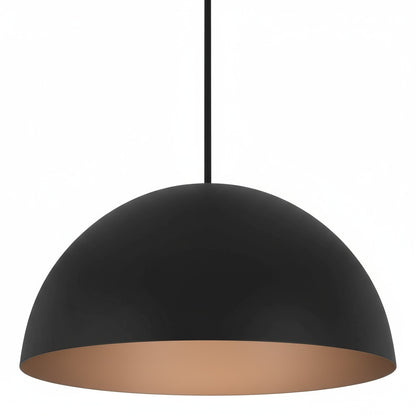 24 inch Diameter Integrated LED Black Pendant Pendant Lights