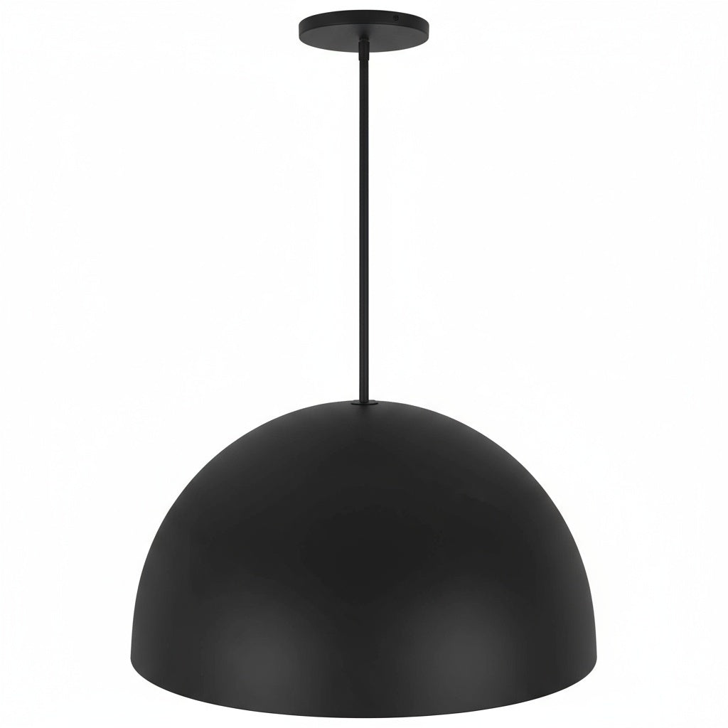 24 inch Diameter Integrated LED Black Pendant Pendant Lights